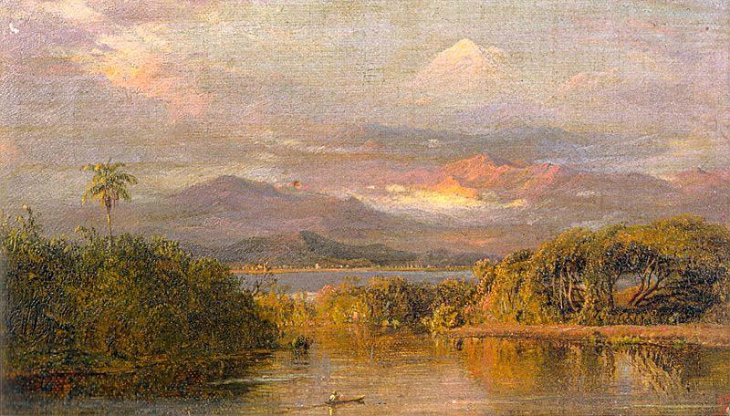 Frederic Edwin Church Mount Chimborazo Norge oil painting art